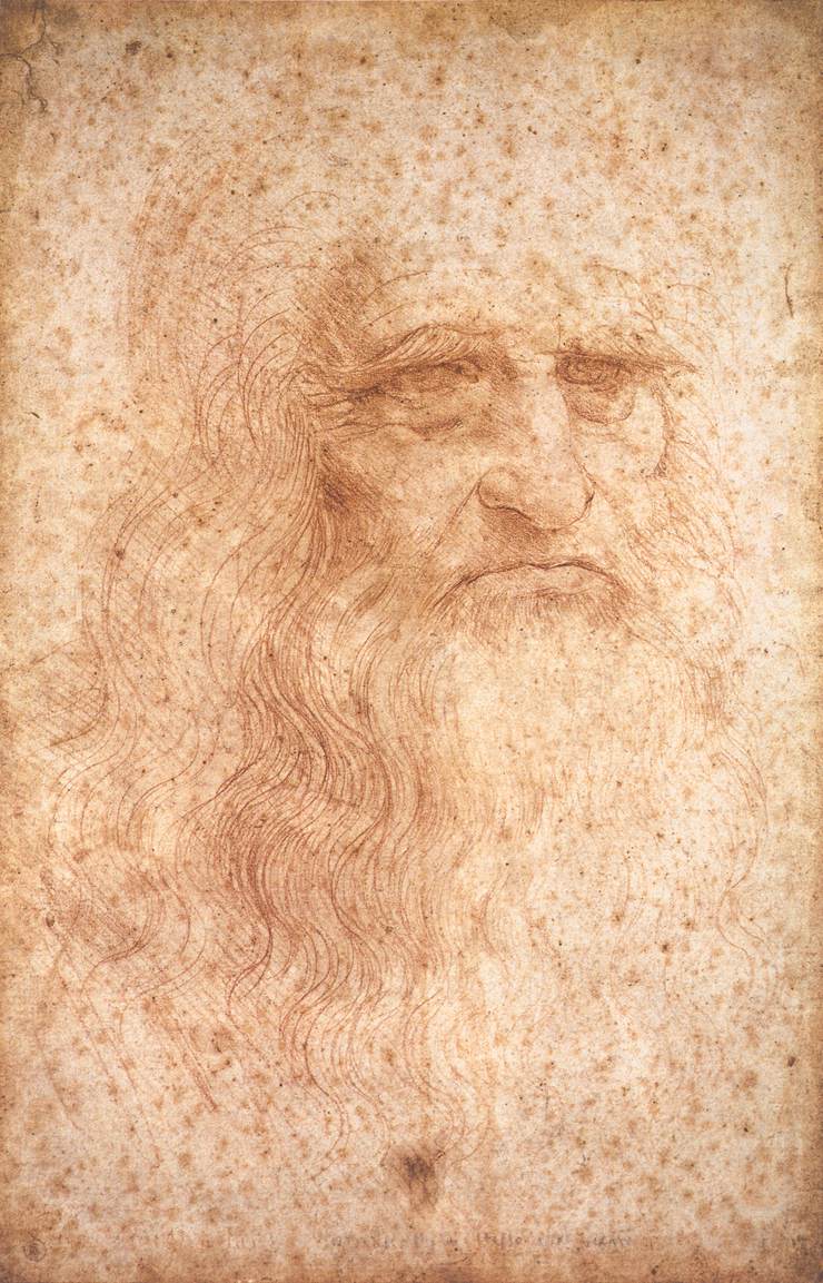 Leonardo da Vinci presumed self portrait WGA12798