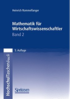 mathematik für wirtschaftswissenschaftler 2